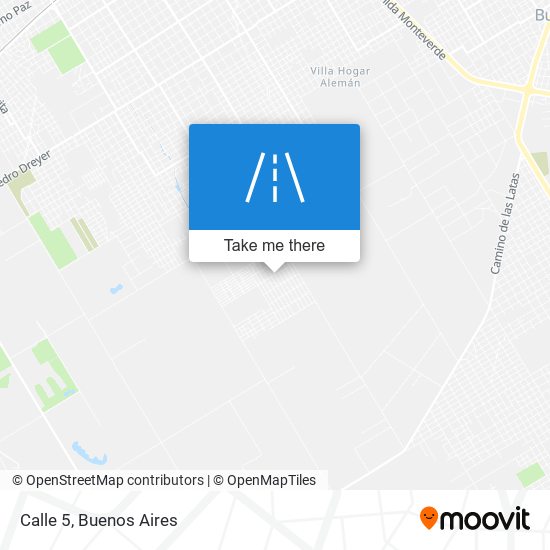 Calle 5 map