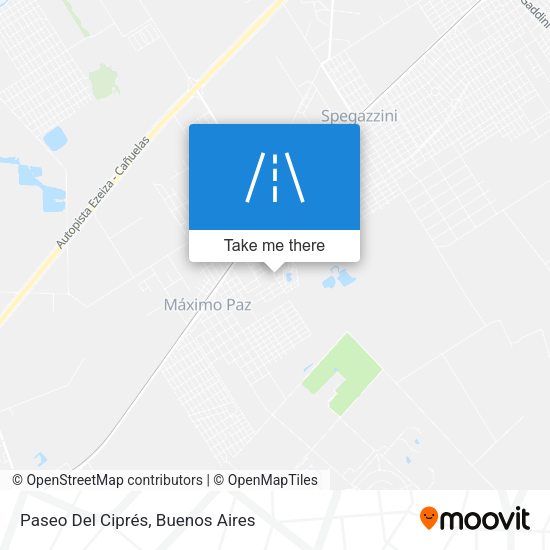 Paseo Del Ciprés map