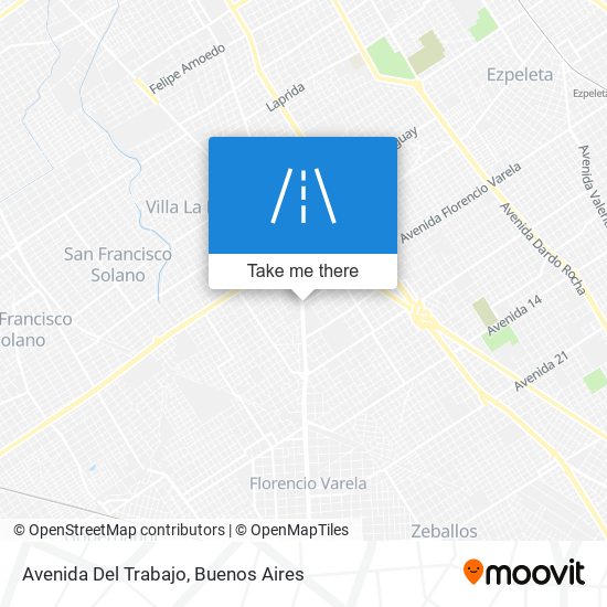 Avenida Del Trabajo map