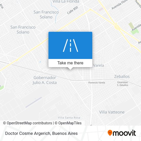 Mapa de Doctor Cosme Argerich