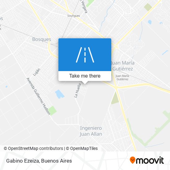 Gabino Ezeiza map