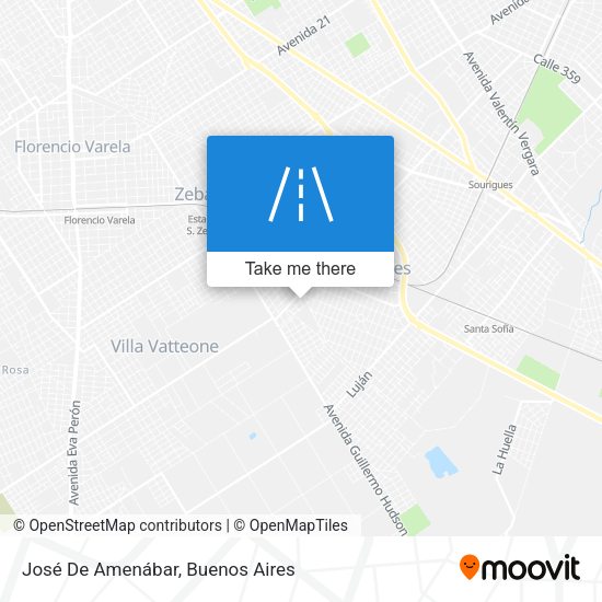 Mapa de José De Amenábar