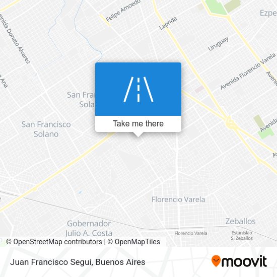 Juan Francisco Segui map