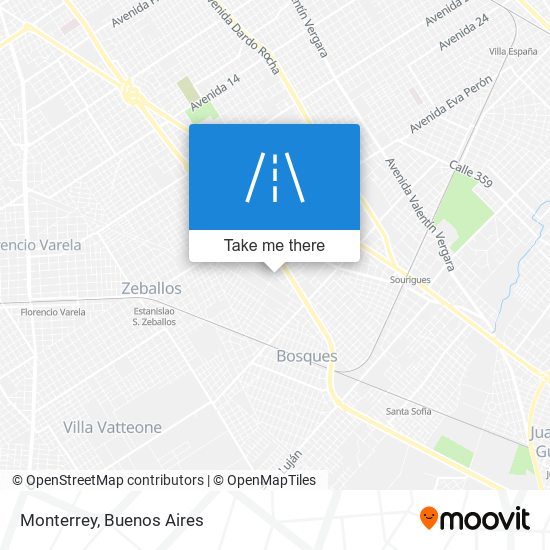 Mapa de Monterrey