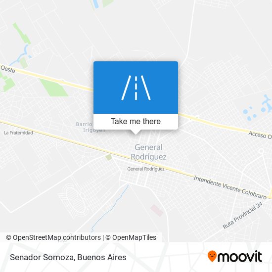 Senador Somoza map