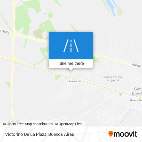 Victorino De La Plaza map