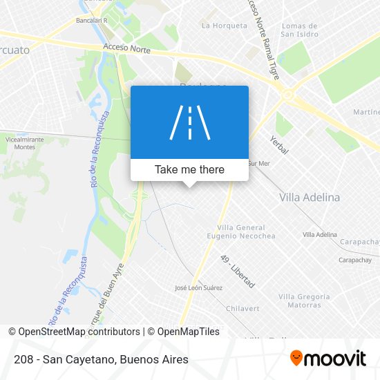 208 - San Cayetano map