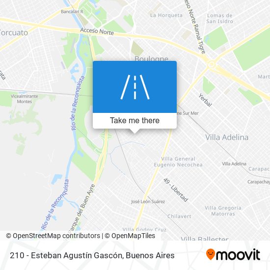 210 - Esteban Agustín Gascón map