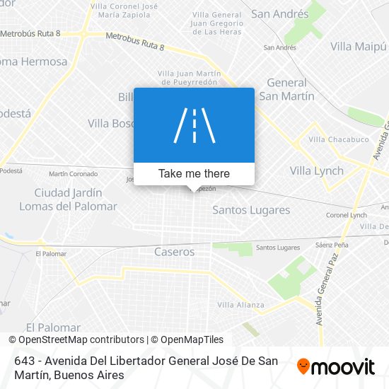 643 - Avenida Del Libertador General José De San Martín map