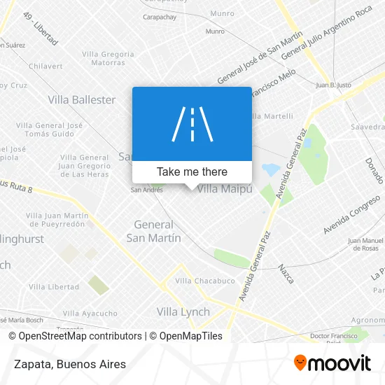 Zapata map