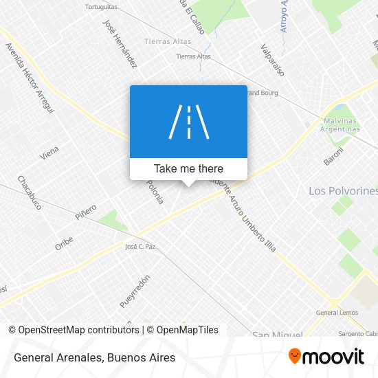 General Arenales map