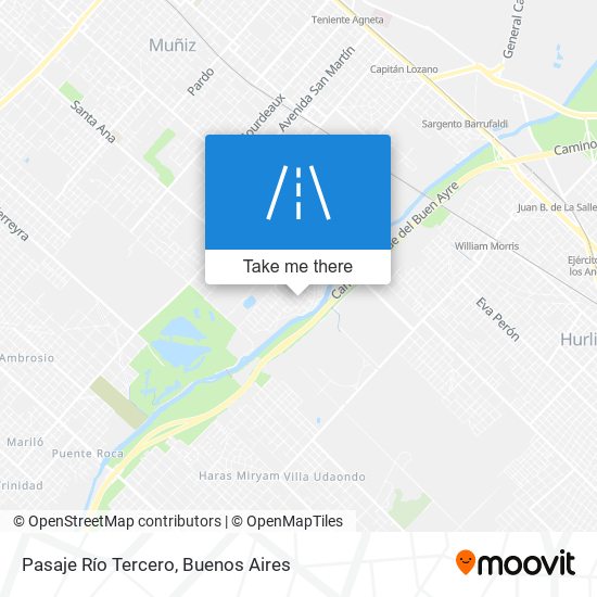 Pasaje Río Tercero map