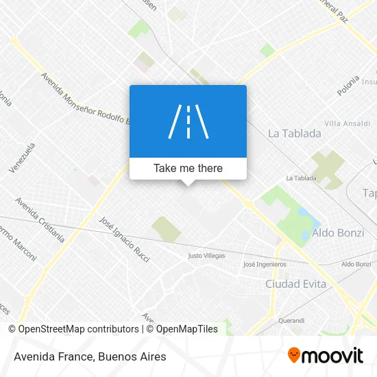 Avenida France map