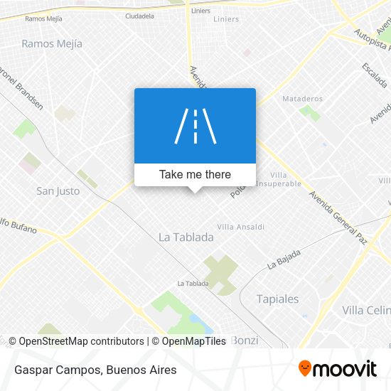 Mapa de Gaspar Campos