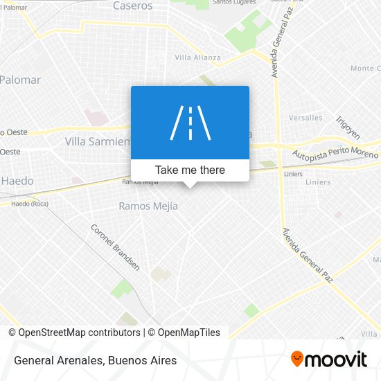 General Arenales map