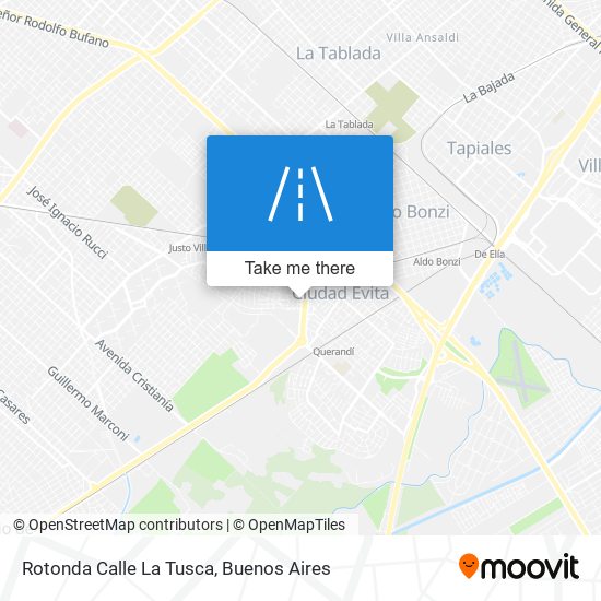 Rotonda Calle La Tusca map