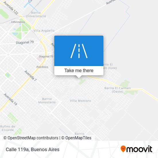 Mapa de Calle 119a