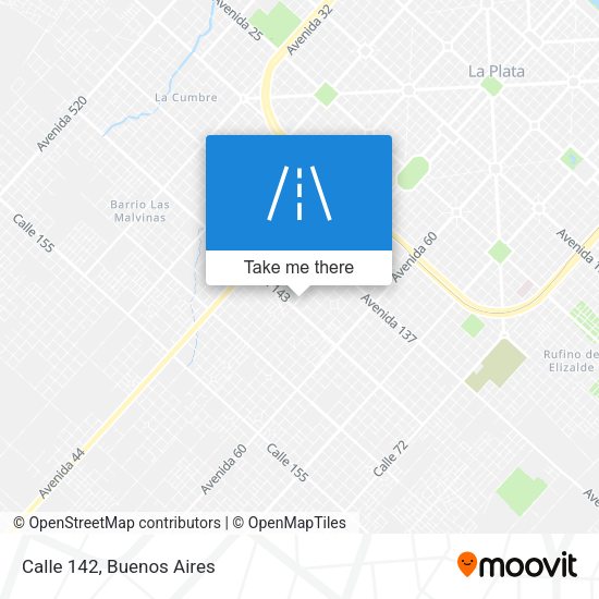 Mapa de Calle 142