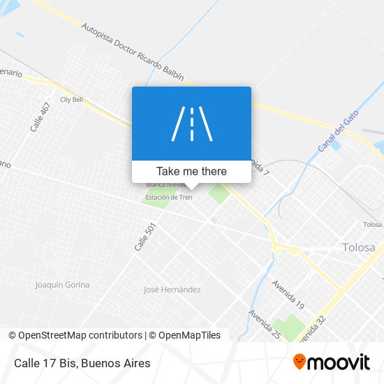 Calle 17 Bis map