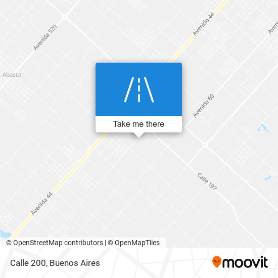 Calle 200 map