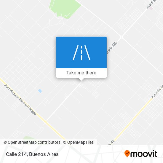 Calle 214 map