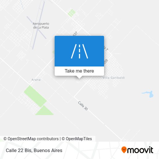 Mapa de Calle 22 Bis