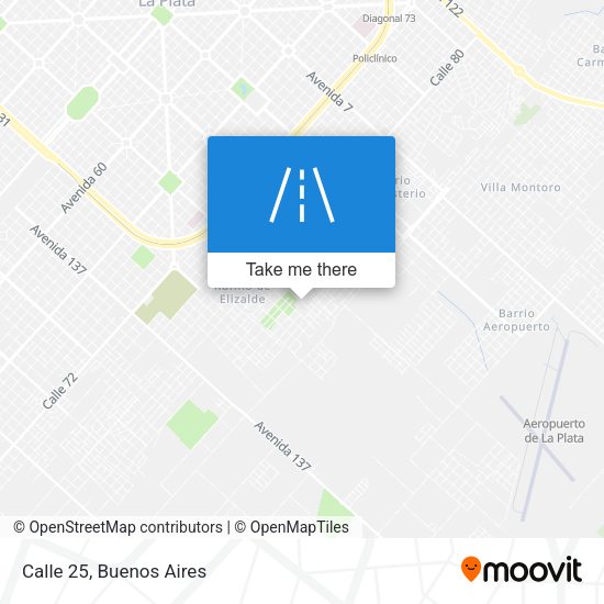 Mapa de Calle 25