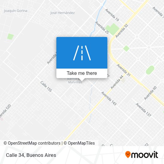 Mapa de Calle 34