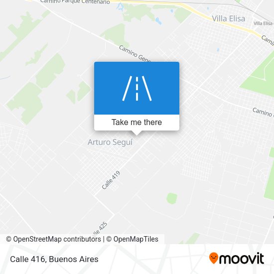 Mapa de Calle 416