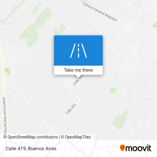 Mapa de Calle 419