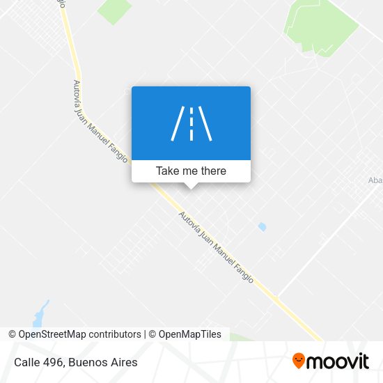 Mapa de Calle 496
