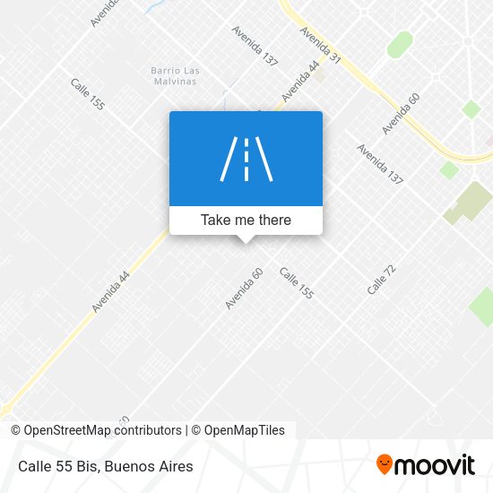 Mapa de Calle 55 Bis