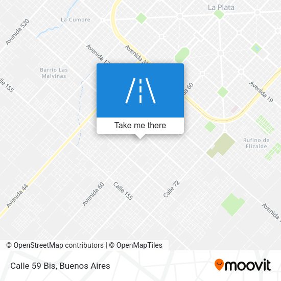 Calle 59 Bis map