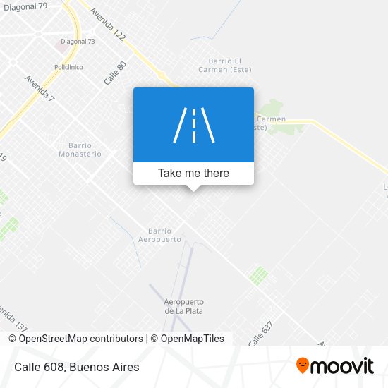 Mapa de Calle 608