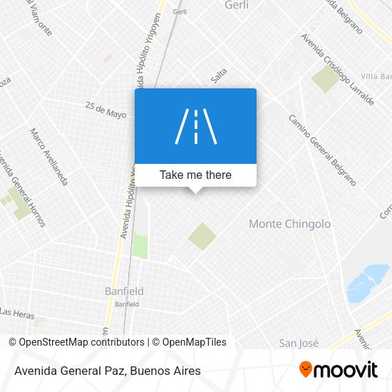 Mapa de Avenida General Paz
