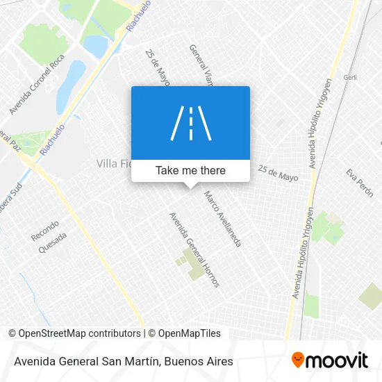 Avenida General San Martín map