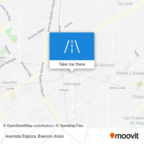 Avenida Espora map