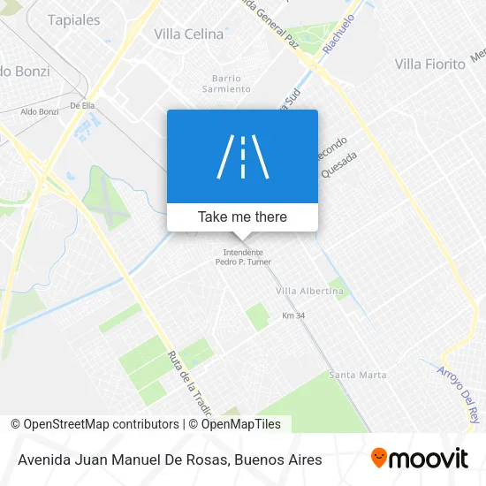 Avenida Juan Manuel De Rosas map