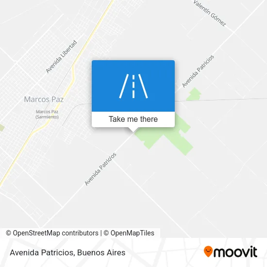 Avenida Patricios map