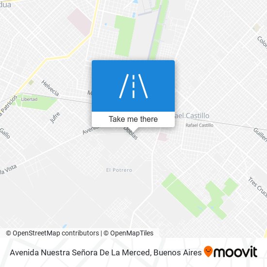 Mapa de Avenida Nuestra Señora De La Merced