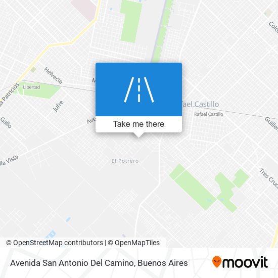 Avenida San Antonio Del Camino map