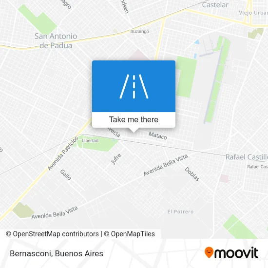 Mapa de Bernasconi