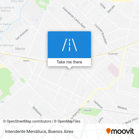Intendente Mendiluce map