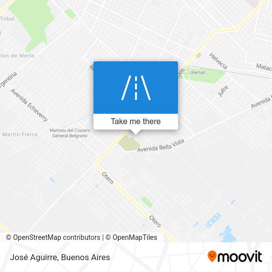José Aguirre map