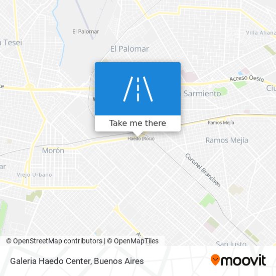 Galeria Haedo Center map