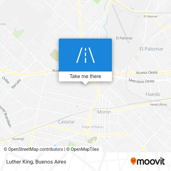 Mapa de Luther King