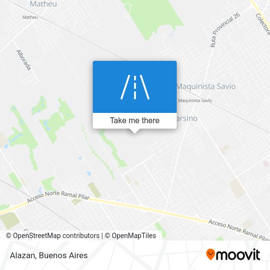 Mapa de Alazan
