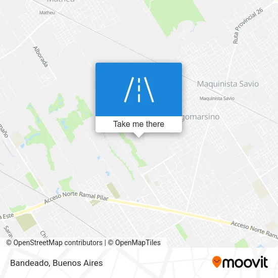 Bandeado map