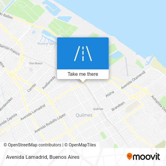 Avenida Lamadrid map