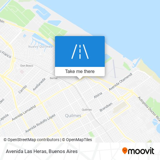 Avenida Las Heras map